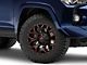 Fuel Wheels Assault Matte Black Red Milled 6-Lug Wheel; 18x9; -13mm Offset (10-24 4Runner)