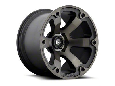 Fuel Wheels Beast Matte Black with Double Dark Tint 6-Lug Wheel; 20x9; 19mm Offset (10-24 4Runner)