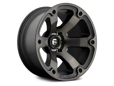 Fuel Wheels Beast Matte Black Double Dark Tint 6-Lug Wheel; 17x9; 19mm Offset (03-09 4Runner)