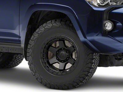 Fuel Wheels Block Beadlock Matte Black 6-Lug Wheel; 17x9; -15mm Offset (10-24 4Runner)