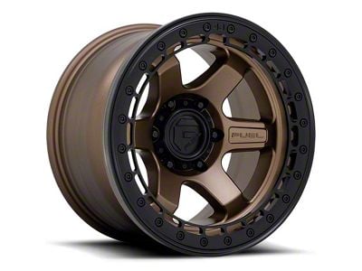 Fuel Wheels Block Beadlock Matte Bronze 6-Lug Wheel; 17x8.5; 0mm Offset (10-24 4Runner)