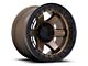 Fuel Wheels Block Beadlock Matte Bronze 6-Lug Wheel; 17x8.5; 0mm Offset (10-24 4Runner)