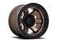 Fuel Wheels Block Beadlock Matte Bronze 6-Lug Wheel; 17x9; -15mm Offset (10-24 4Runner)