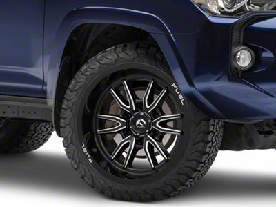 Fuel Wheels Clash Gloss Black Milled 6-Lug Wheel; 24x12; -44mm Offset (10-24 4Runner)