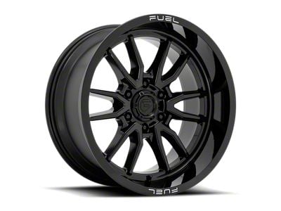 Fuel Wheels Clash Gloss Black 6-Lug Wheel; 17x9; -12mm Offset (10-24 4Runner)