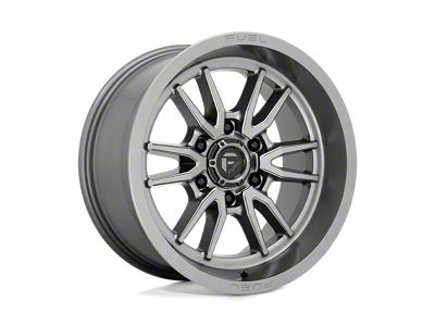 Fuel Wheels Clash Gunmetal 6-Lug Wheel; 18x9; -12mm Offset (10-24 4Runner)