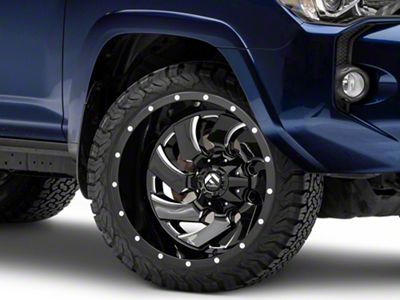 Fuel Wheels Cleaver Gloss Black Milled 6-Lug Wheel; 22x10; -18mm Offset (10-24 4Runner)