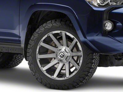 Fuel Wheels Contra Platinum Brushed Gunmetal with Tinted Clear 6-Lug Wheel; 20x10; -19mm Offset (10-24 4Runner)