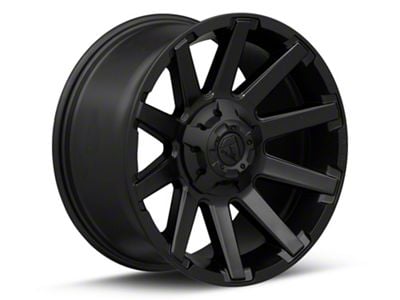 Fuel Wheels Contra Satin Black 6-Lug Wheel; 20x10; -19mm Offset (03-09 4Runner)