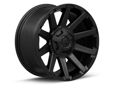 Fuel Wheels Contra Satin Black 6-Lug Wheel; 20x9; 19mm Offset (03-09 4Runner)