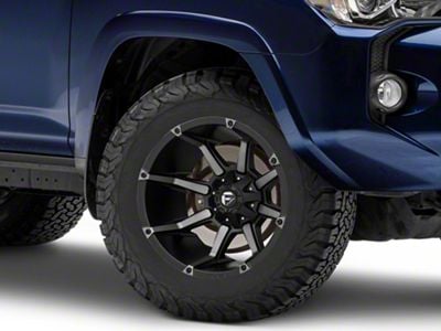 Fuel Wheels Coupler Matte Black Machined 6-Lug Wheel; 18x9; -12mm Offset (10-24 4Runner)