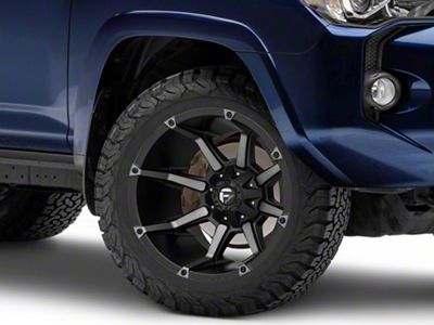 Fuel Wheels Coupler Matte Black Machined 6-Lug Wheel; 20x9; 1mm Offset (10-24 4Runner)