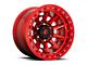 Fuel Wheels Covert Beadlock Candy Red 6-Lug Wheel; 17x9; -15mm Offset (10-24 4Runner)