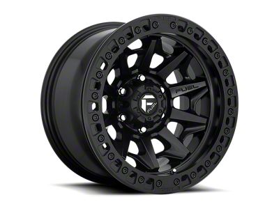 Fuel Wheels Covert Beadlock Matte Black 6-Lug Wheel; 17x9; -15mm Offset (10-24 4Runner)