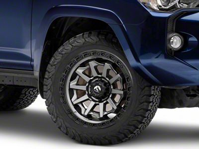 Fuel Wheels Covert Matte Gunmetal with Black Bead Ring 6-Lug Wheel; 20x10; -18mm Offset (10-24 4Runner)