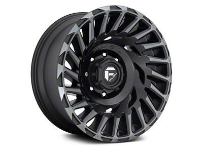 Fuel Wheels Cyclone Matte Machined Double Dark Tint 6-Lug Wheel; 18x9; -12mm Offset (10-24 4Runner)