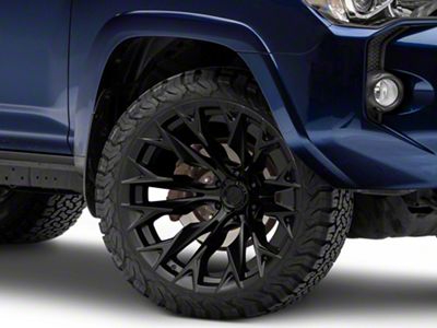 Fuel Wheels Flame Blackout 6-Lug Wheel; 22x10; -18mm Offset (10-24 4Runner)