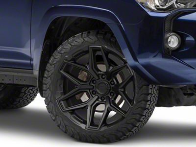 Fuel Wheels Flux Blackout 6-Lug Wheel; 22x12; -44mm Offset (10-24 4Runner)