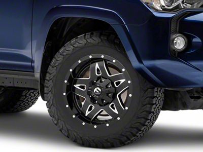 Fuel Wheels Full Blown Gloss Black Milled 6-Lug Wheel; 18x9; 14mm Offset (10-24 4Runner)