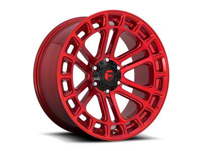 Fuel Wheels Heater Candy Red Machined 6-Lug Wheel; 18x9; 1mm Offset (10-24 4Runner)