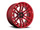 Fuel Wheels Heater Candy Red Machined 6-Lug Wheel; 18x9; 1mm Offset (10-24 4Runner)