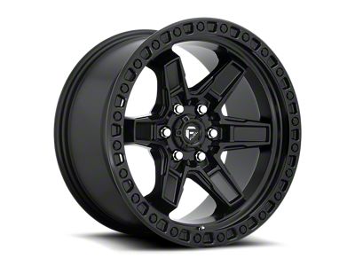 Fuel Wheels Kicker Matte Black 6-Lug Wheel; 17x9; 1mm Offset (10-24 4Runner)