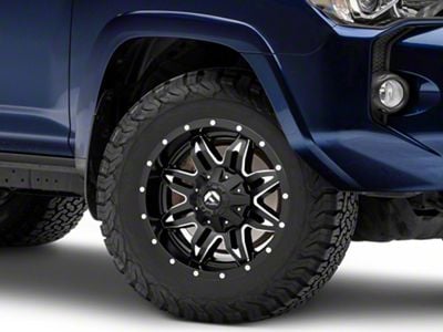 Fuel Wheels Lethal Matte Black Milled 6-Lug Wheel; 18x9; 1mm Offset (10-24 4Runner)