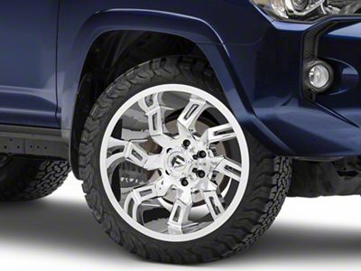 Fuel Wheels Lockdown Chrome 6-Lug Wheel; 22x10; -18mm Offset (10-24 4Runner)