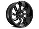 Fuel Wheels Lockdown Gloss Black Milled 6-Lug Wheel; 20x10; -18mm Offset (03-09 4Runner)