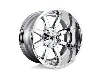 Fuel Wheels Maverick Chrome 6-Lug Wheel; 22x12; -45mm Offset (10-24 4Runner)