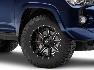 Fuel Wheels Maverick Gloss Black Milled 6-Lug Wheel; 18x9; 1mm Offset (10-24 4Runner)