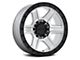 Fuel Wheels Outrun Machined with Gloss Black Lip 6-Lug Wheel; 17x8.5; -10mm Offset (10-24 4Runner)