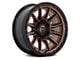 Fuel Wheels Piston Matte Bronze with Gloss Black Lip 6-Lug Wheel; 20x10; -18mm Offset (10-24 4Runner)