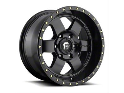 Fuel Wheels Podium Matte Black 6-Lug Wheel; 18x9; 20mm Offset (10-24 4Runner)