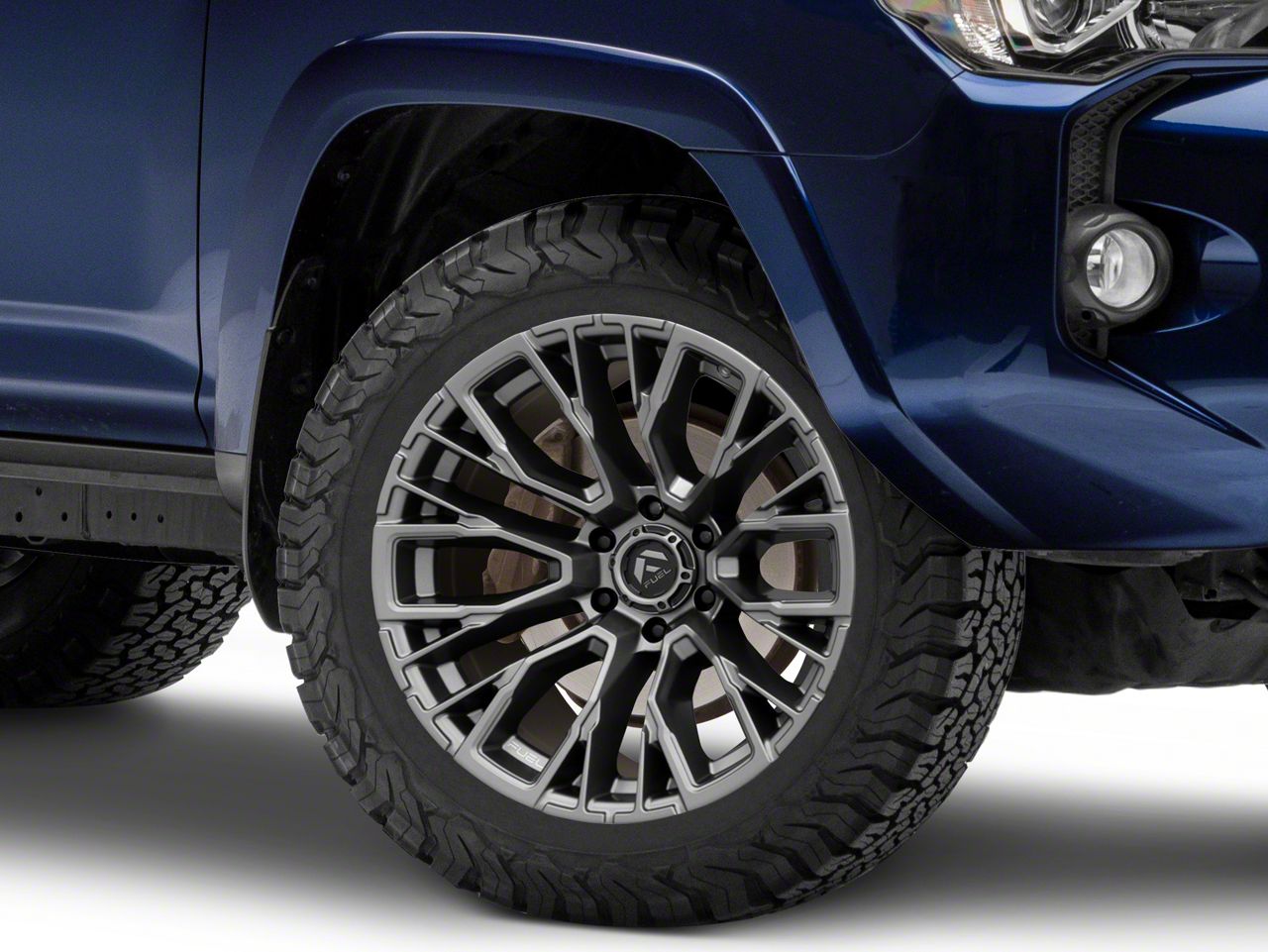 Fuel Wheels Toyota Runner Rebar Matte Gunmetal Lug Wheel X