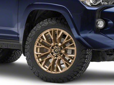 Fuel Wheels Rebar Platinum Bronze Milled 6-Lug Wheel; 20x10; -18mm Offset (10-24 4Runner)