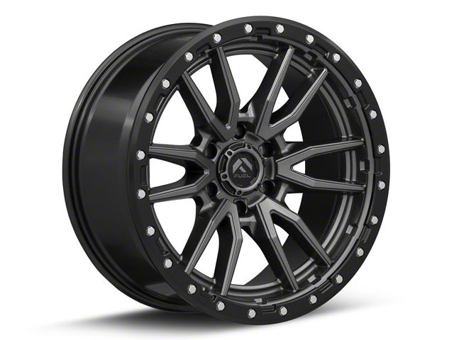 Fuel Wheels Rebel Matte Gunmetal 6-Lug Wheel; 18x9; 20mm Offset (03-09 4Runner)