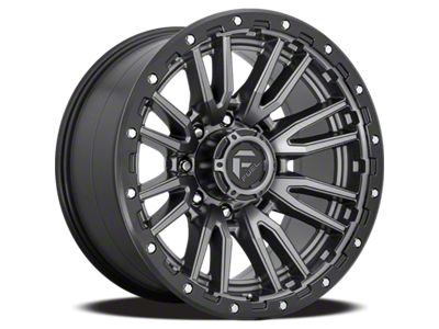 Fuel Wheels Rebel Textured Anthracite 6-Lug Wheel; 17x9; -12mm Offset (10-24 4Runner)