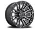 Fuel Wheels Rebel Textured Anthracite 6-Lug Wheel; 17x9; -12mm Offset (10-24 4Runner)