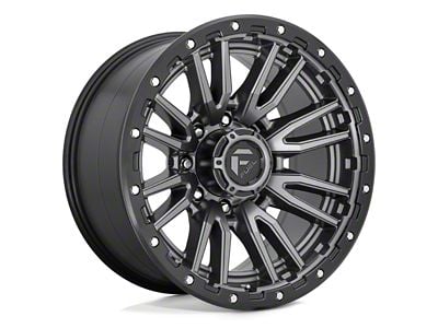 Fuel Wheels Rebel Textured Anthracite 6-Lug Wheel; 17x9; 1mm Offset (10-24 4Runner)