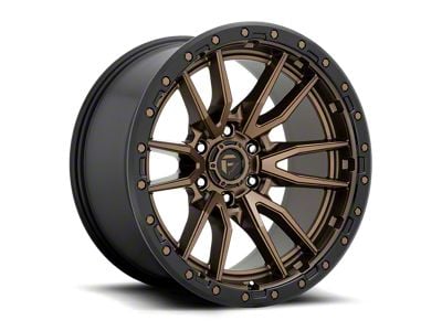 Fuel Wheels Rebel Textured Bronze 6-Lug Wheel; 17x9; 1mm Offset (10-24 4Runner)