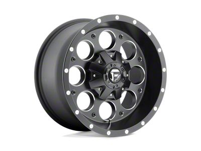 Fuel Wheels Revolver Matte Black Milled 6-Lug Wheel; 17x9; -12mm Offset (10-24 4Runner)