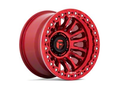 Fuel Wheels Rincon Beadlock Candy Red 6-Lug Wheel; 17x9; -38mm Offset (10-24 4Runner)