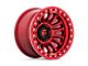 Fuel Wheels Rincon Beadlock Candy Red 6-Lug Wheel; 17x9; -38mm Offset (10-24 4Runner)