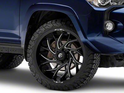 Fuel Wheels Runner Gloss Black Milled 6-Lug Wheel; 22x10; -18mm Offset (10-24 4Runner)