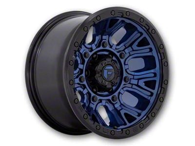 Fuel Wheels Rush Dark Blue 6-Lug Wheel; 17x9; 1mm Offset (10-24 4Runner)