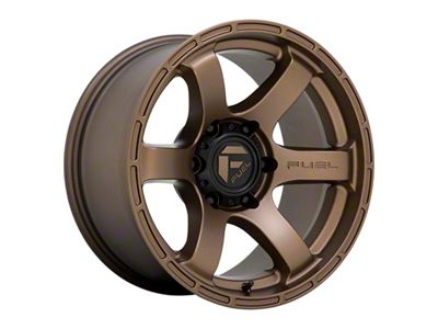 Fuel Wheels Rush Matte Bronze 6-Lug Wheel; 17x9; -12mm Offset (10-24 4Runner)