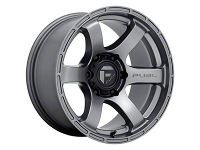 Fuel Wheels Rush Matte Gunmetal 6-Lug Wheel; 18x9; -12mm Offset (10-24 4Runner)