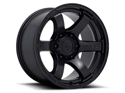 Fuel Wheels Rush Textured Black 6-Lug Wheel; 18x9; 1mm Offset (10-24 4Runner)