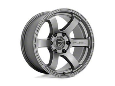 Fuel Wheels Rush Textured Black 6-Lug Wheel; 17x9; -12mm Offset (10-24 4Runner)